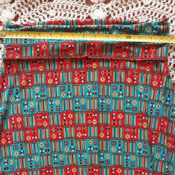 Colorful Geometric Print Women's Skirt - Picture 5 of 7